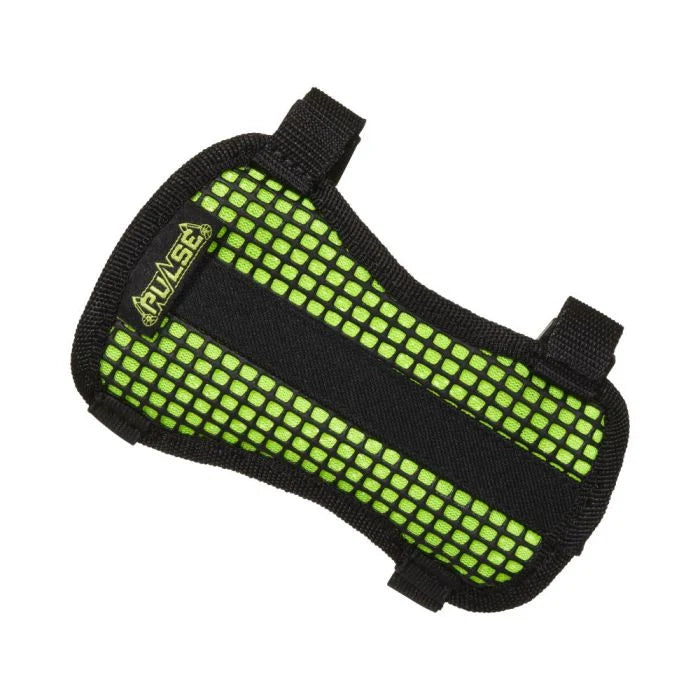 Allen Pulse Pulse Archery 2-Strap Mesh Arm Guard, Black/Green