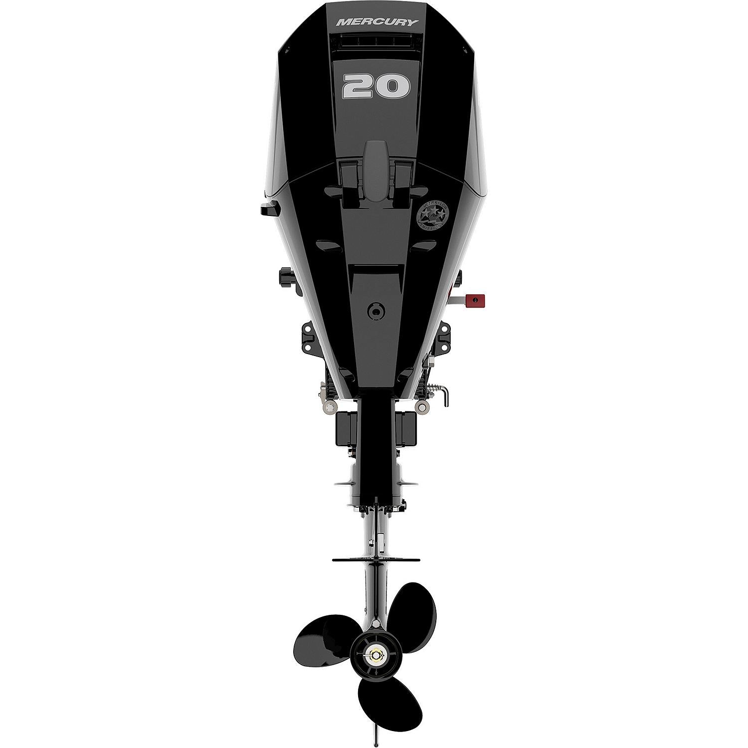 Mercury 20hp EFI FourStroke Outboard Motor - 15" Shaft, Manual Tilt/Trim, Electric Start w/ Manual Backup