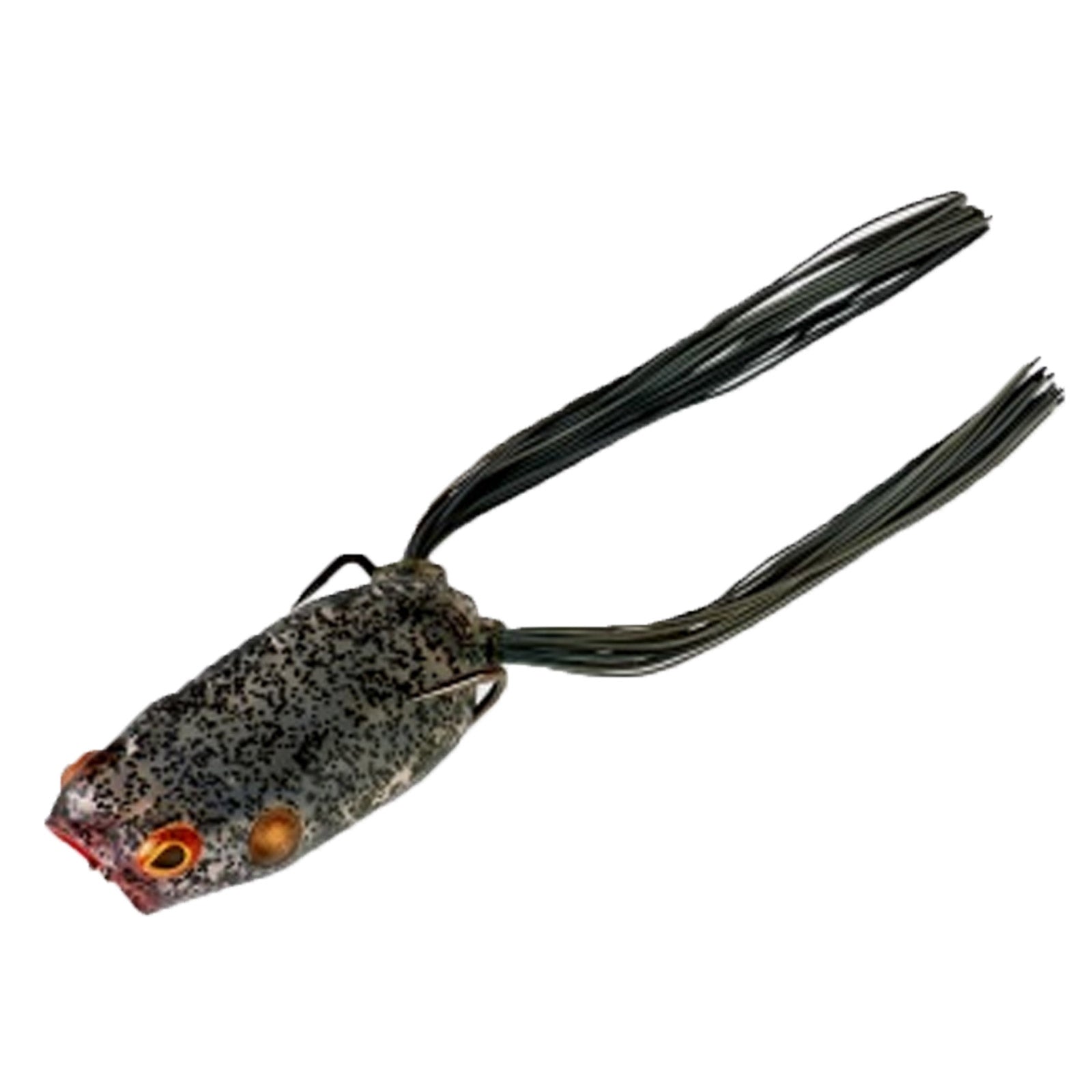 BOOYAH Poppin Pad Crasher Hollow Body Frog Old Smokey 3 1-2 Oz-