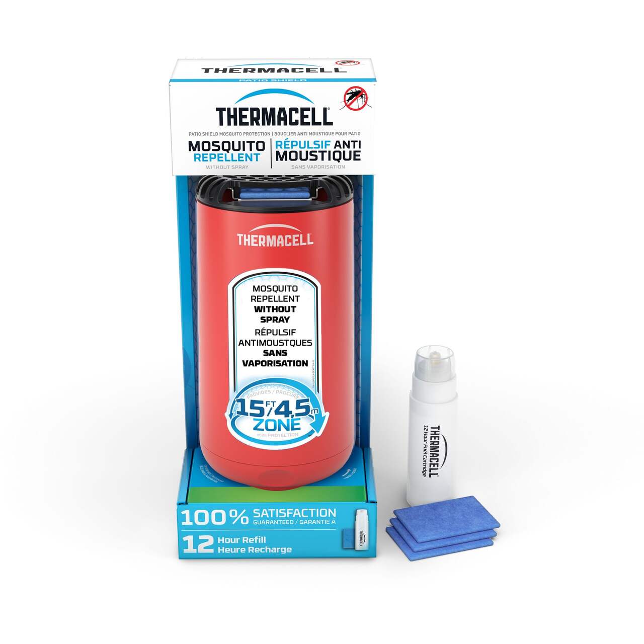 Thermacell Patio Shield Mosquito Repeller Red