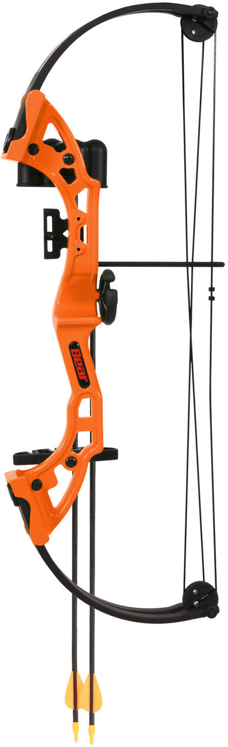 Bear Brave Compound Bow Package RH Fluorescent Orange