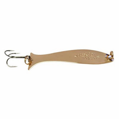 Mooselook Medium Wobbler Spoon 3-1-8- 1-4oz Gold