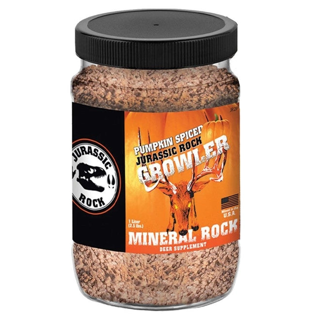 Jurassic Rock JR2P 25 Lb Growler 1 Qt Pumpkin Spiced Crushed Mineral Rock