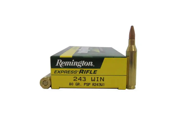 Remington 27800 Standard Rifle Ammo 243 WIN PSP 80 Grains 3350 fps 20 Boxed