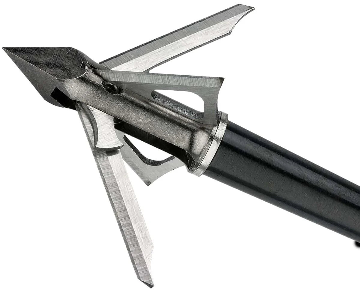 Muzzy Trocar HBX Crossbow Hybrid 258 Cut 4 Blade 100 Grain