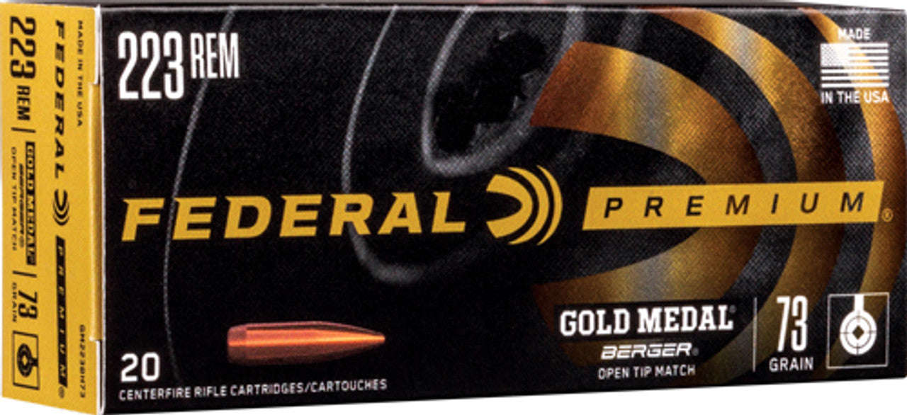 Federal Gold Medal Rifle Ammo 223 REM
