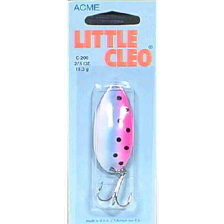 Acme Little Cleo Spoon, 2 1/8, 2/5 oz, Rainbow Trout, Sinking