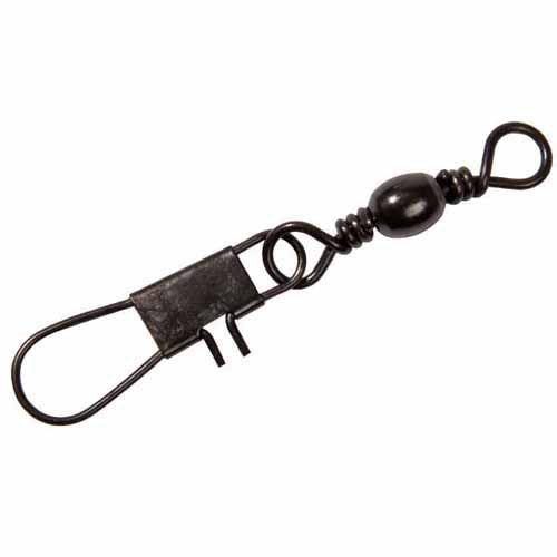 Danielson 2500SPBLK-7 Barrel Swivel w-Interlock Snap Black Size 7 6pk