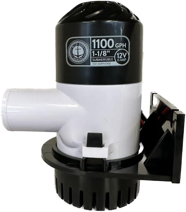 Blue Dog Marine Universal Mount Bilge Pump 1100GPH