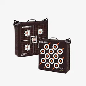 Rinehart 57111 Crossbow Bag Target 450 FPS, Black and Red, 18 Height