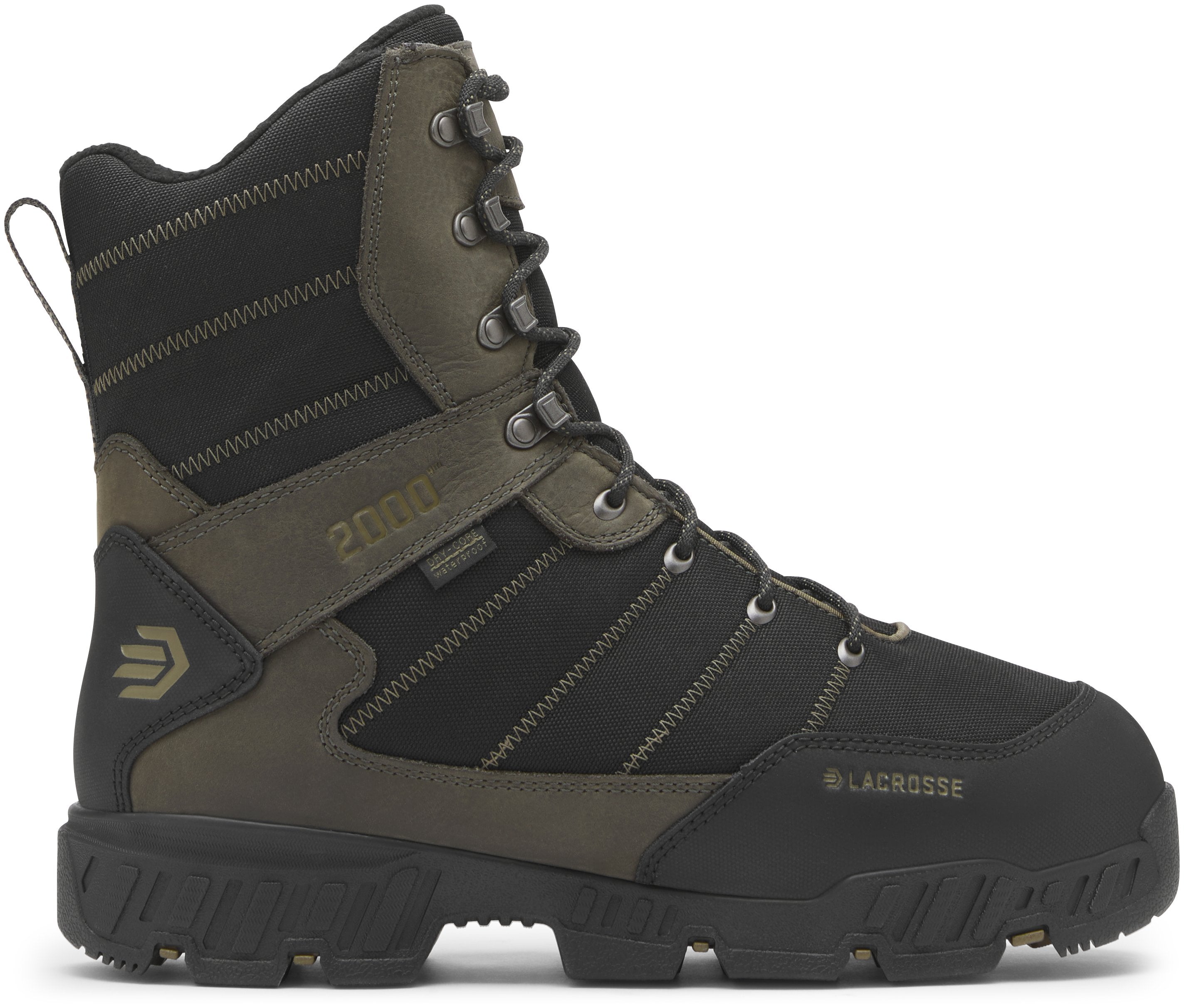 LaCrosse Men's Cold Snap II 9" Jet Black 2000G