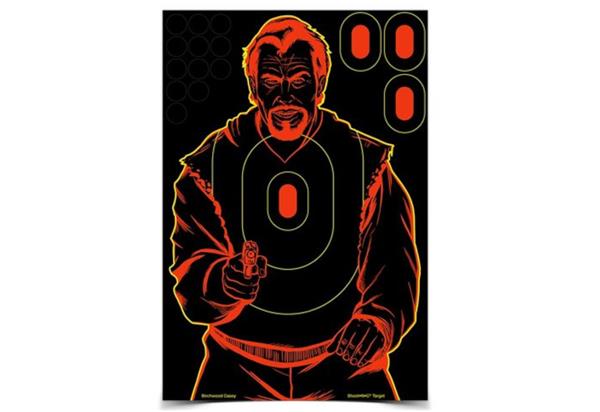 Birchwood Casey Shoot N C 12"x18" Bad Guy Silhouette Target - 5 Targets