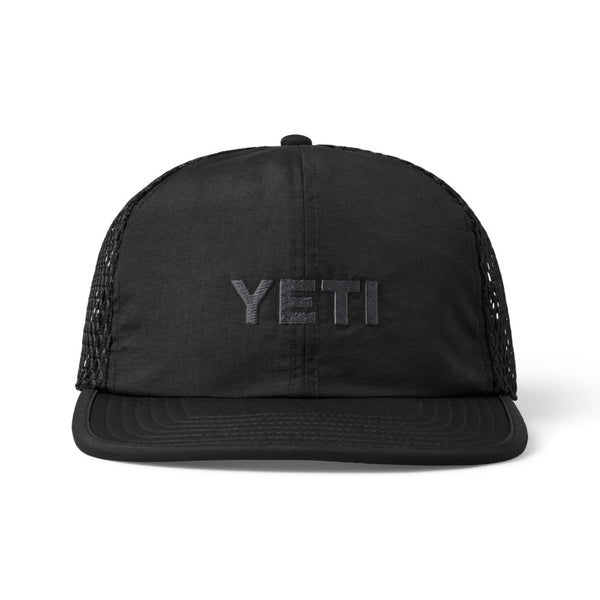 Yeti Logo Performance Black Nylon Hat
