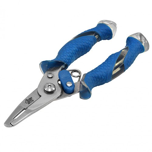 Cuda 5” Titanium Bonded Mini Plier for Fishing Blue 1-Count