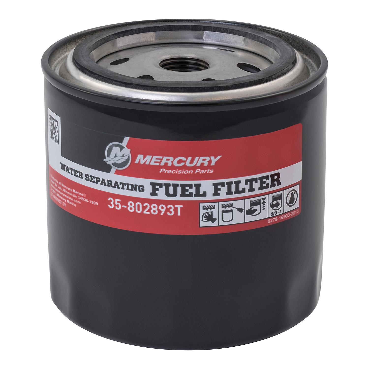 Mercury 807172A1 Water Separating Fuel Filter Kit for Select MerCruiser Sterndrive Engines