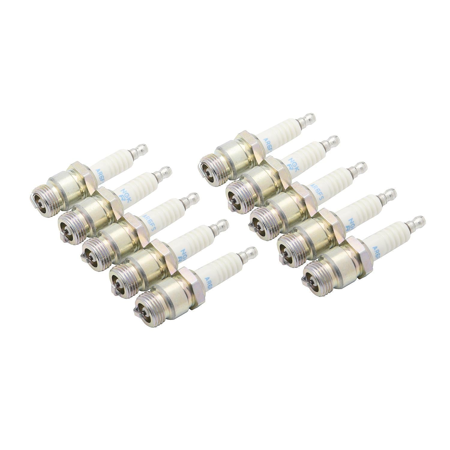 Quicksilver 813425 Spark Plugs NGK-AR6FS, Qty 10