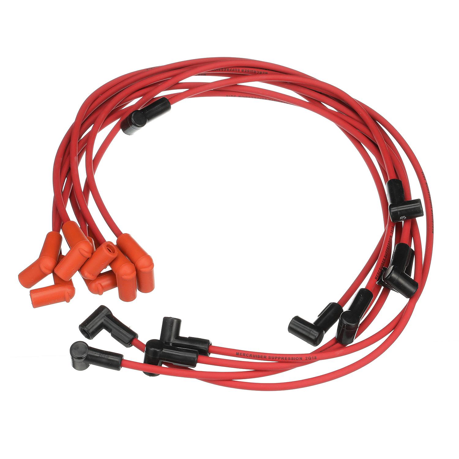 Quicksilver 816608Q81 Red Wire Spark Plug Wire Kit