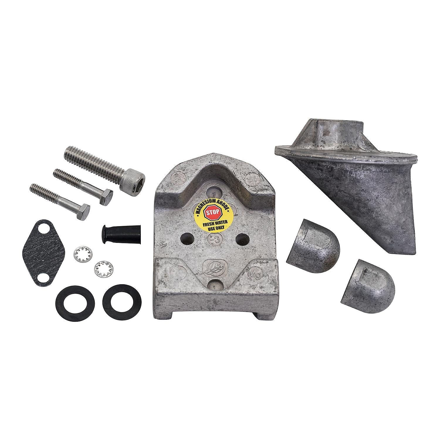 Quicksilver 888755Q04 Magnesium Anode Kit for Select MerCruiser MR and Alpha One Drives, 1984-1991