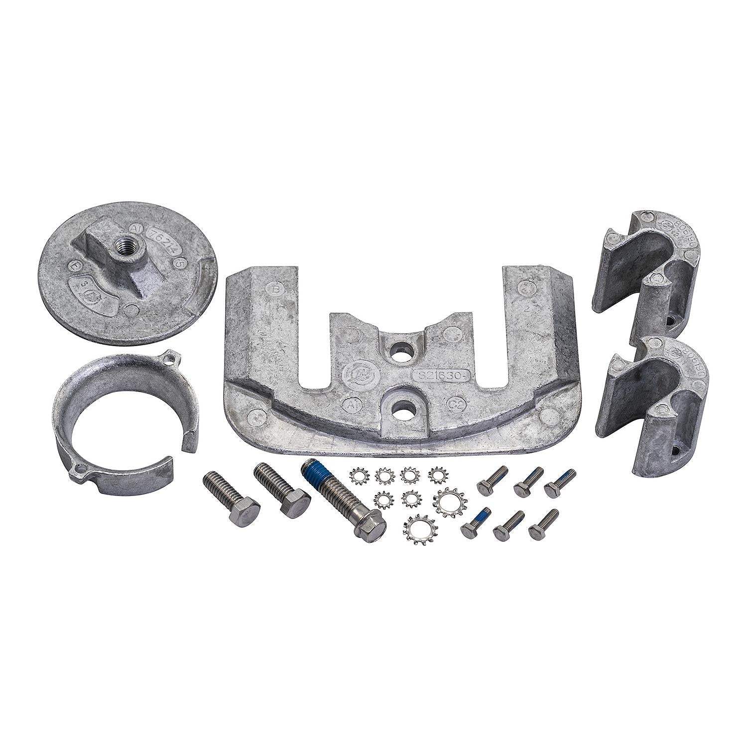 Quicksilver 888758Q02 Aluminum Anode Kit for MerCruiser Bravo One Sterndrives, 1988 & Newer