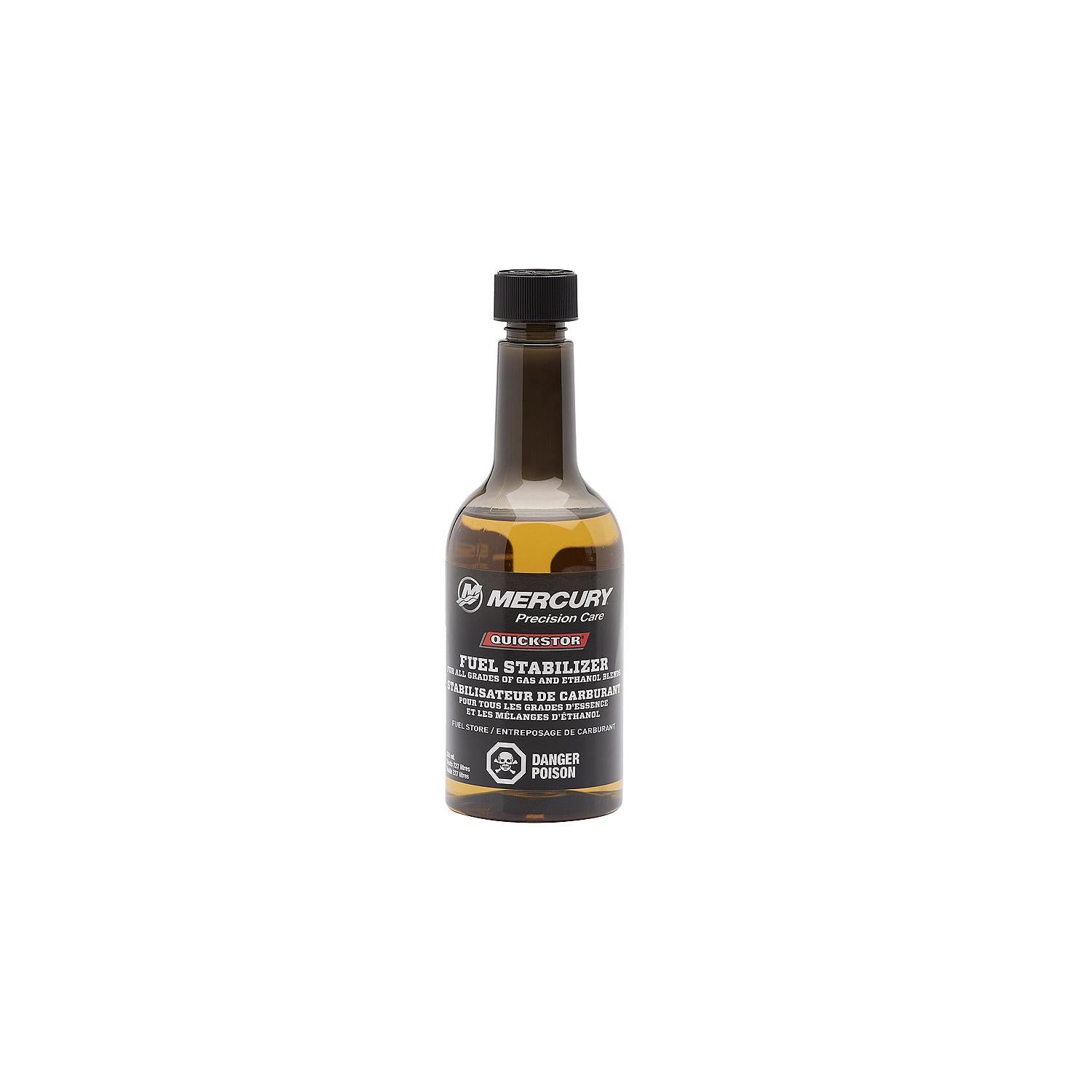 Mercury 8M0048212 Quickstor Fuel Treatment and Stabilizer, 12 oz