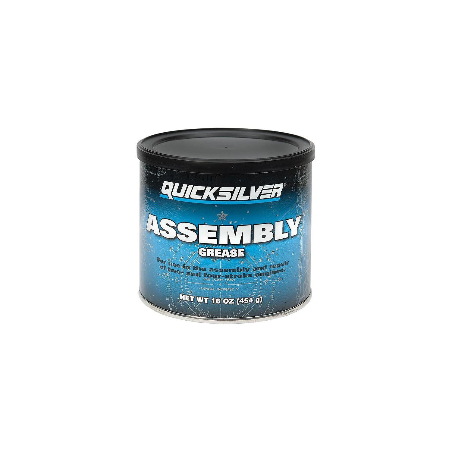 Quicksilver 8M0071836 Assembly Grease, 16 oz Tub