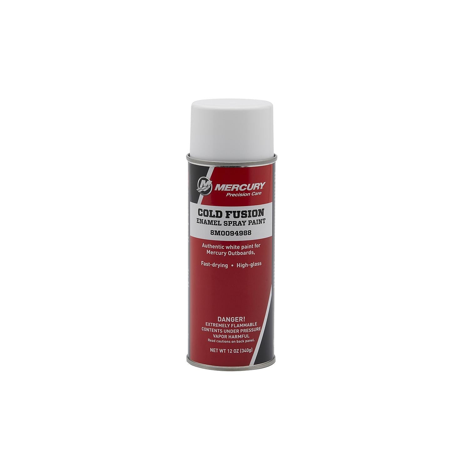 Mercury 8M0094988 Cold Fusion Enamel Spray Paint, 12 oz Spray Can