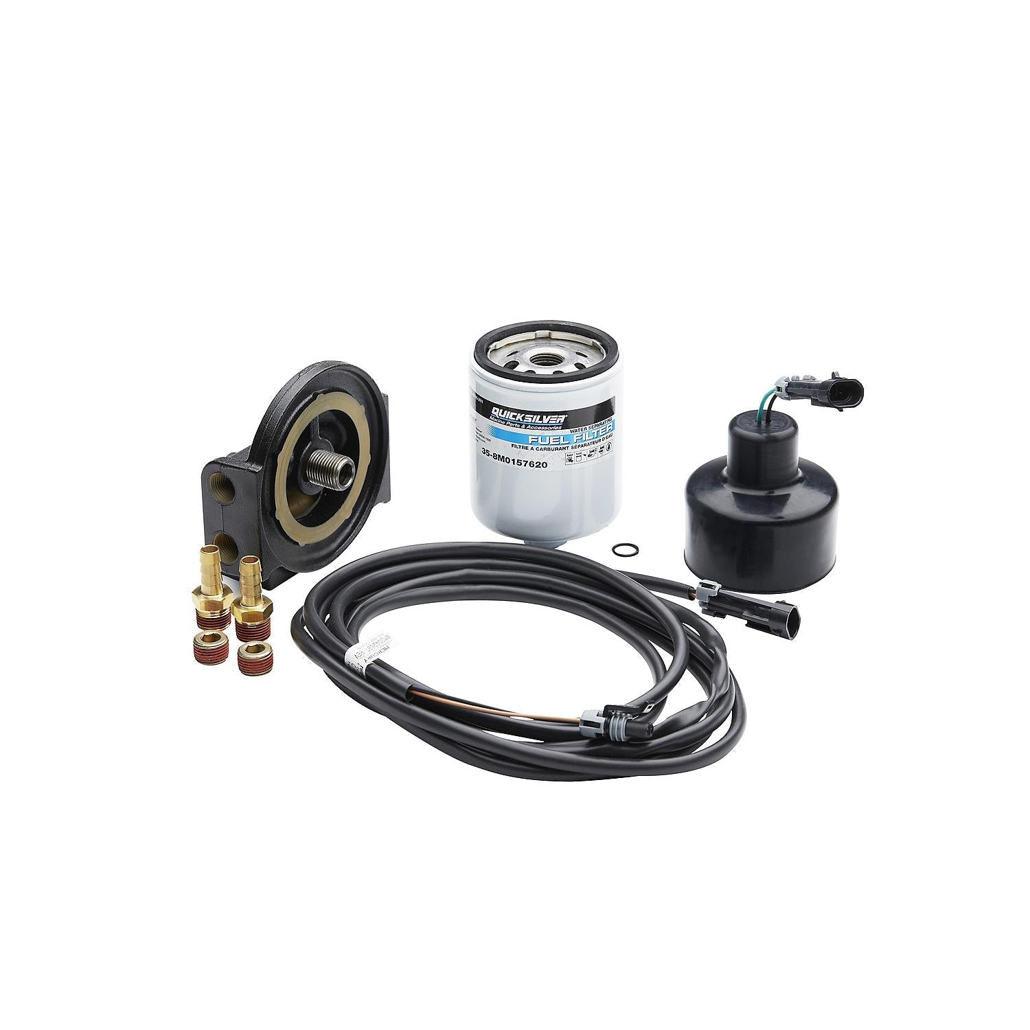 Quicksilver 8M0157708 Water Separating and Sensing Fuel Filter Kit for Select Mercury L6 Verado Outboards