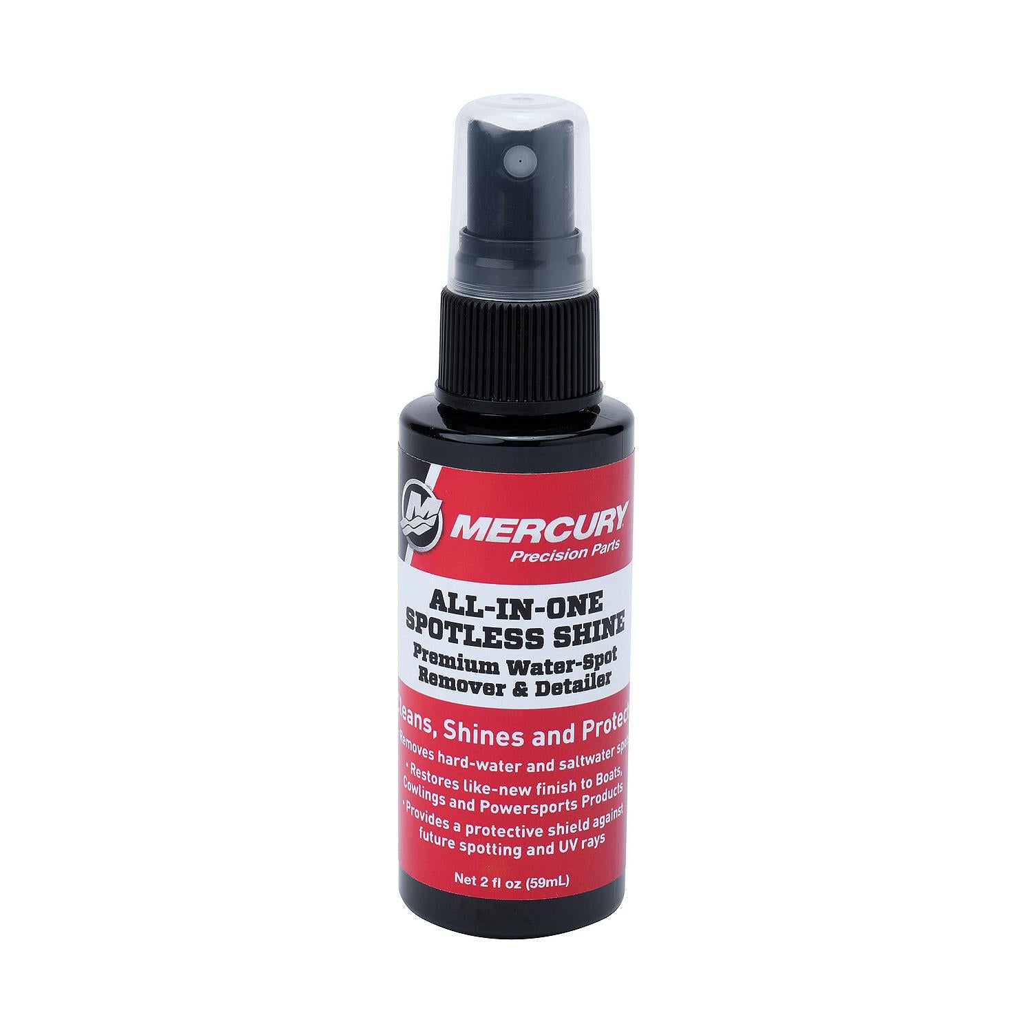 Mercury 8M0170561 All-in-One Spotless Shine Premium Water-Spot Remover and Detailer, 2 oz