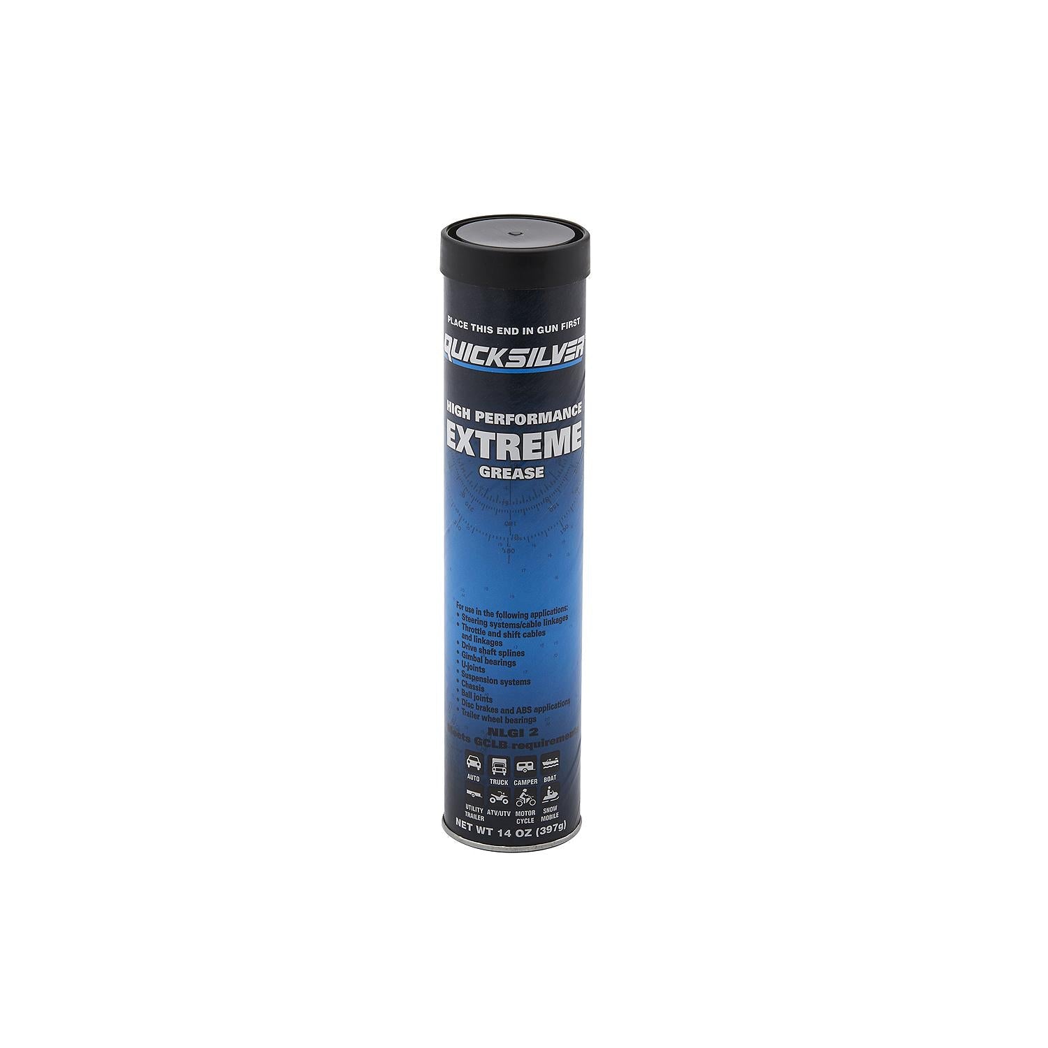 Quicksilver 8M0190470 High Performance Multi-Purpose Extreme Grease, 14 oz