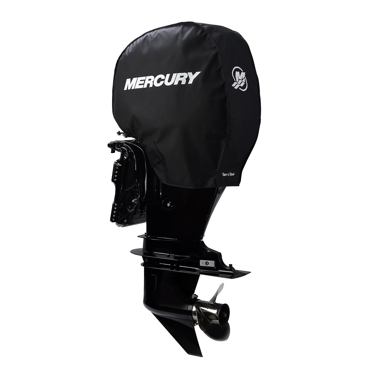 Mercury Tow N Stow Outboard Cover for 40-60hp FourStroke Engines, Black
