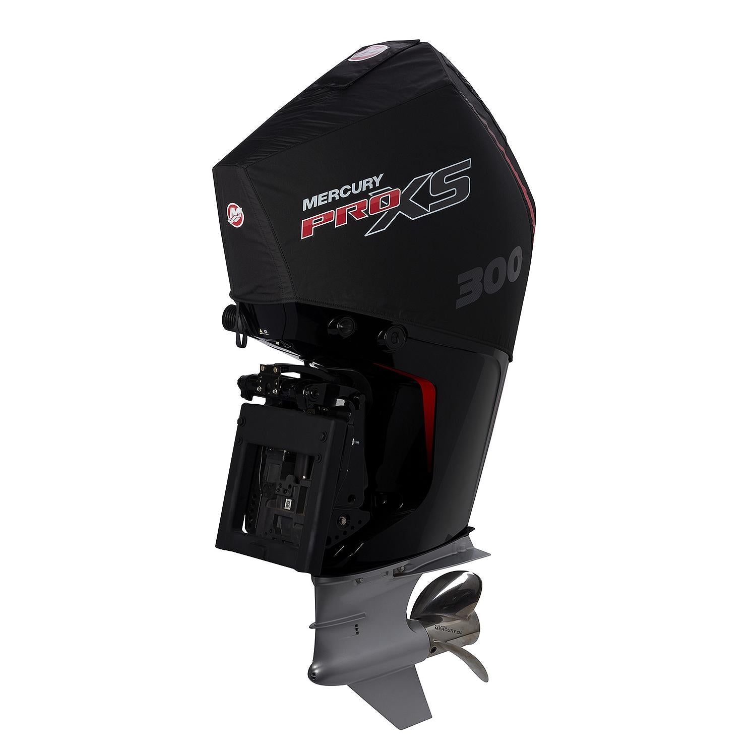 Mercury Vented Splash Cover for 4.6L V8 300hp Pro XS Outboard Engines, Black