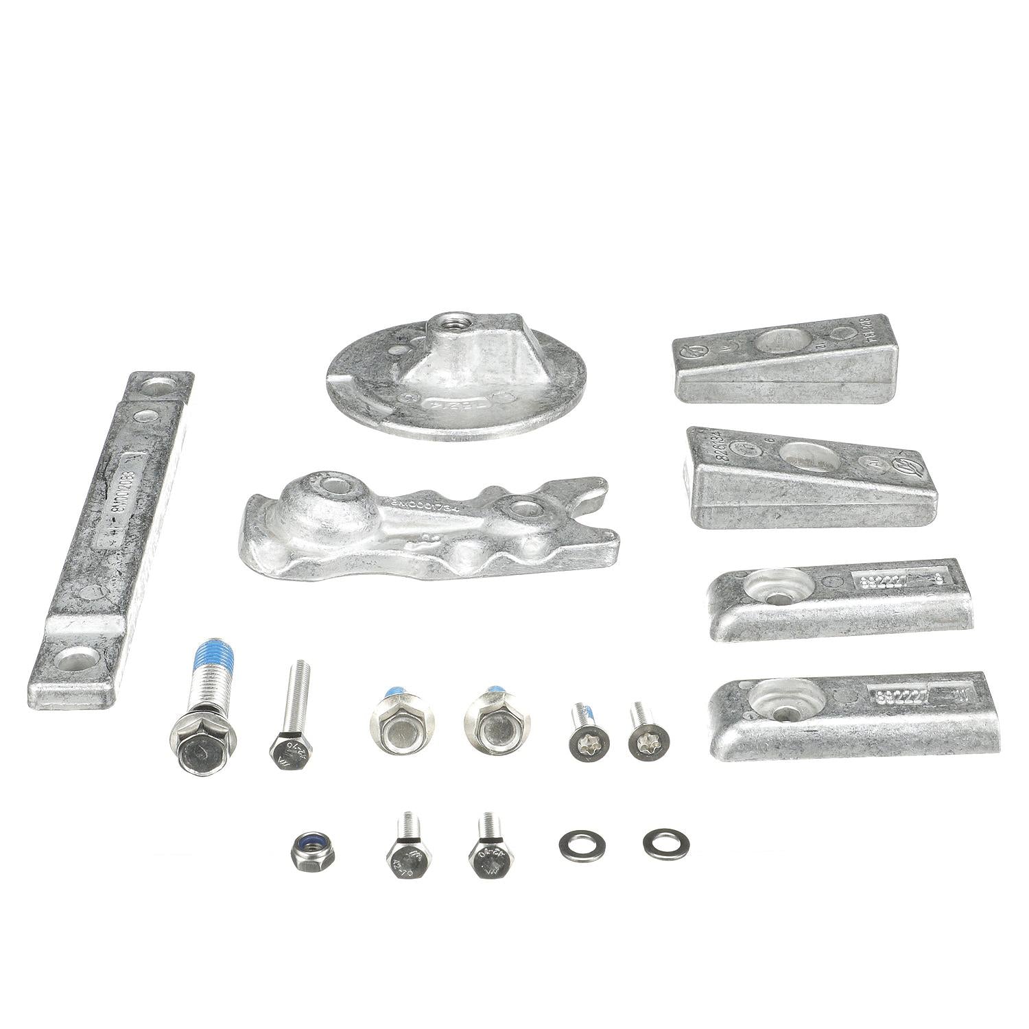 Mercury 8M0116590 Aluminum Anode Kit for Mercury L6 350-400hp Verado Outboards