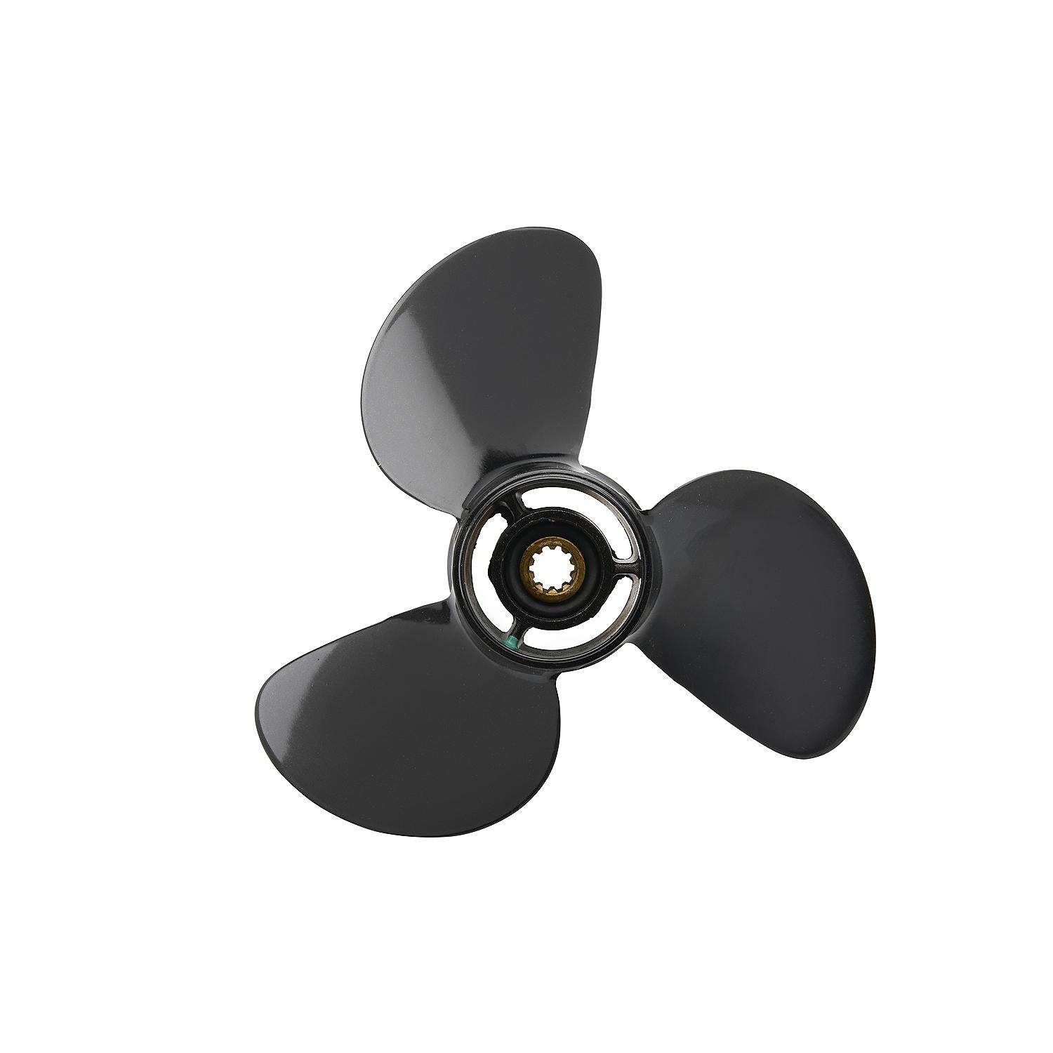 Quicksilver Black Diamond 3-Blade Aluminum Propeller, 10.5" Diameter x 13" Pitch, Right Hand Rotation