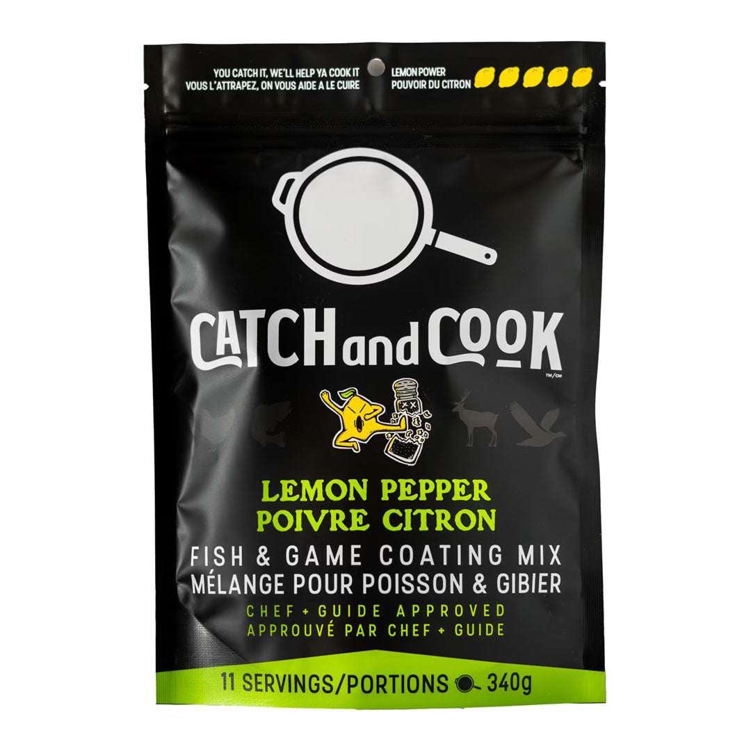 Catch and Cook Fish And Game Coating Mix Lemon Pepper