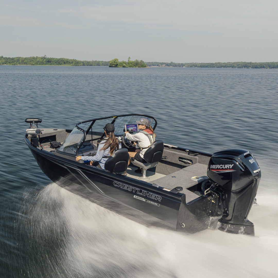 Crestliner 1650 Hawk WT Jumpseat