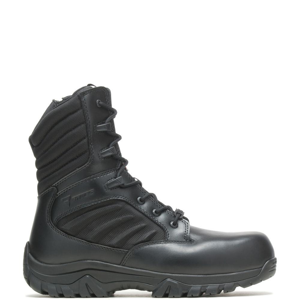BATES GX X2 8" CSA TALL SIDE ZIP - BLACK
