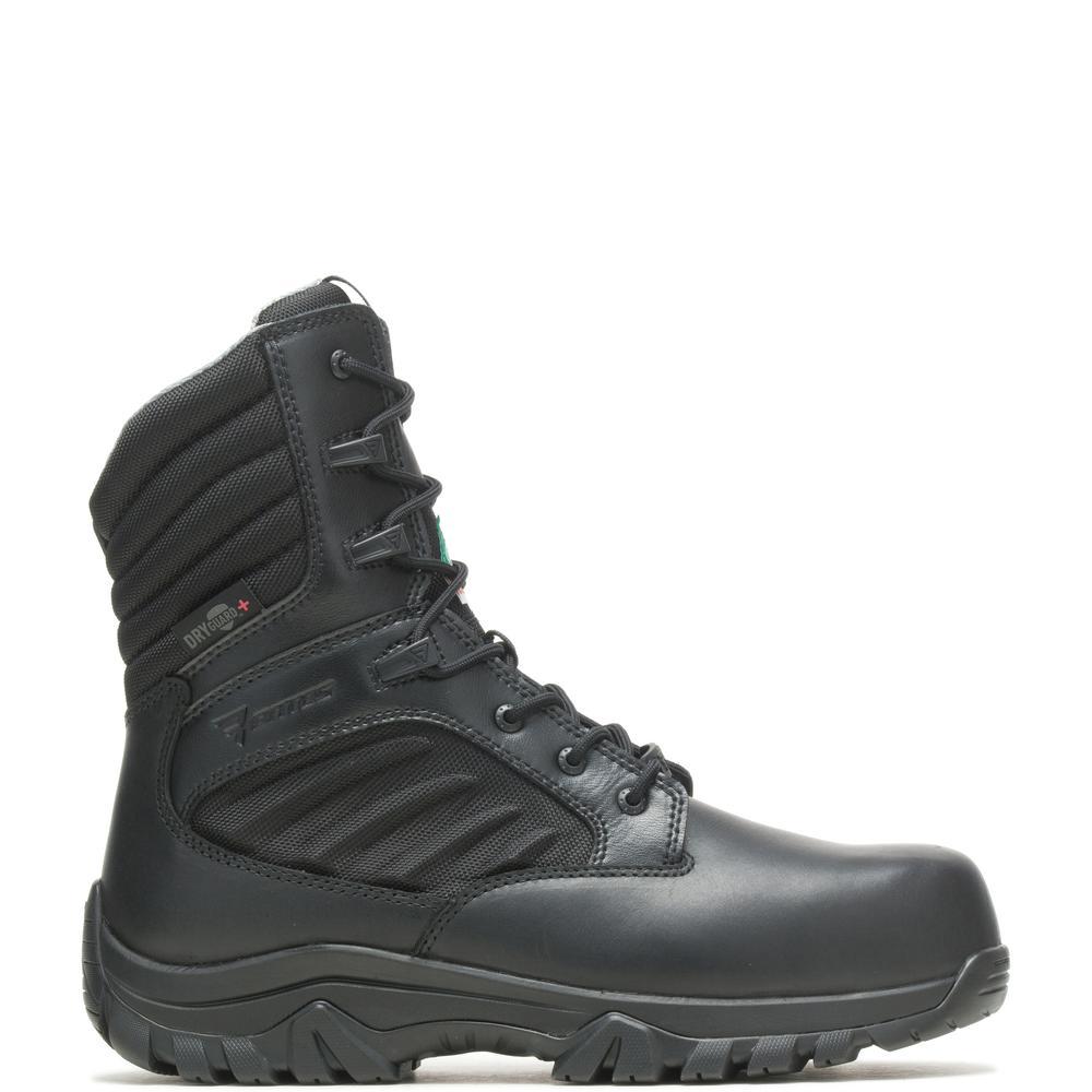 BATES GX X2 8" CSA TALL SIDE ZIP DRYGUARD+ INSULATED - BLACK