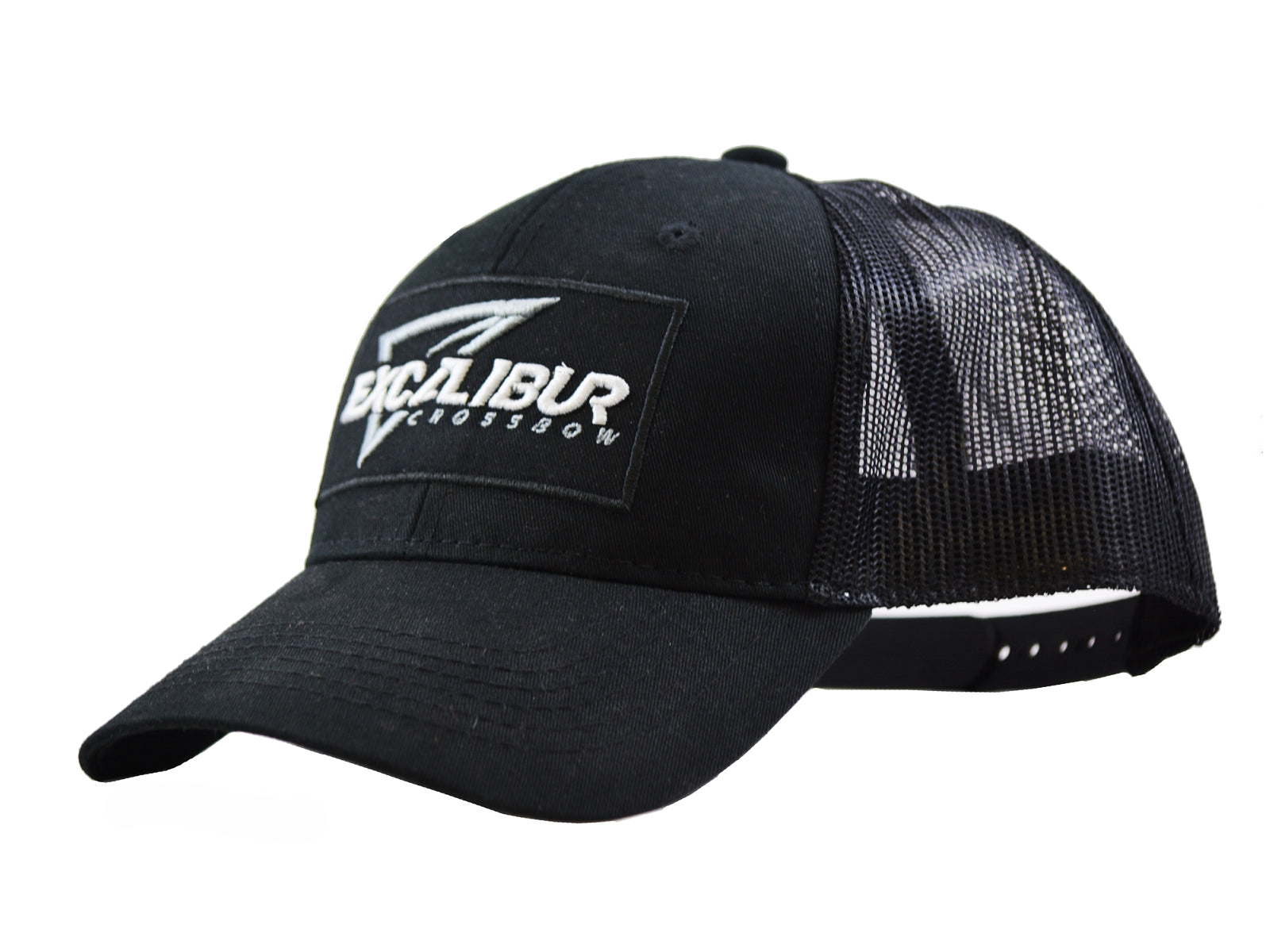 Excalibur Baseball Hat-Mesh Back - Black