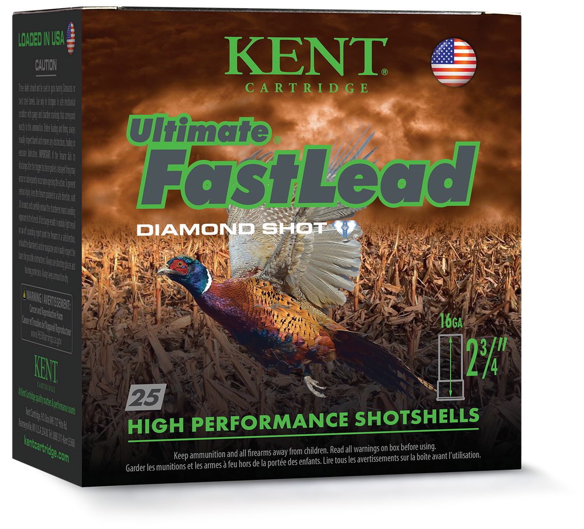 Kent Ultimate FastLead 16 Gauge shotshell ammunition