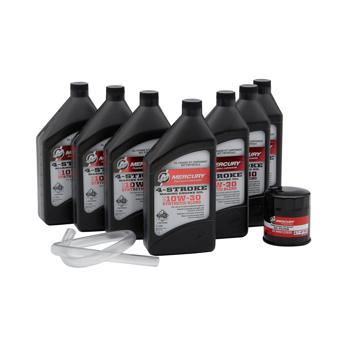 Mercury 10W-30 4-Stroke Outboard Oil Change Kit