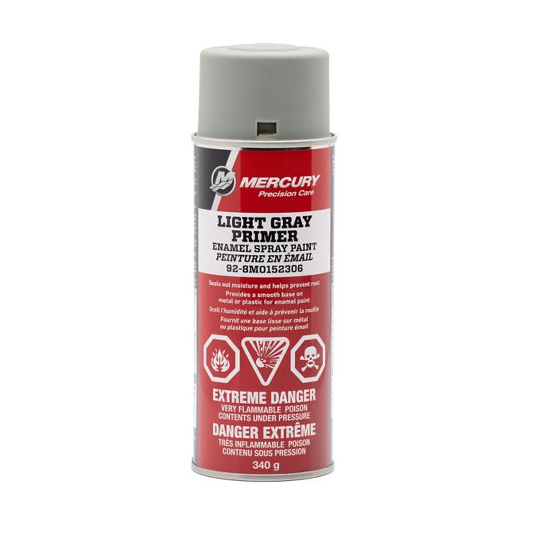 Mercury 8M0152306 Primer Paint, Light Gray Enamel Spray Paint