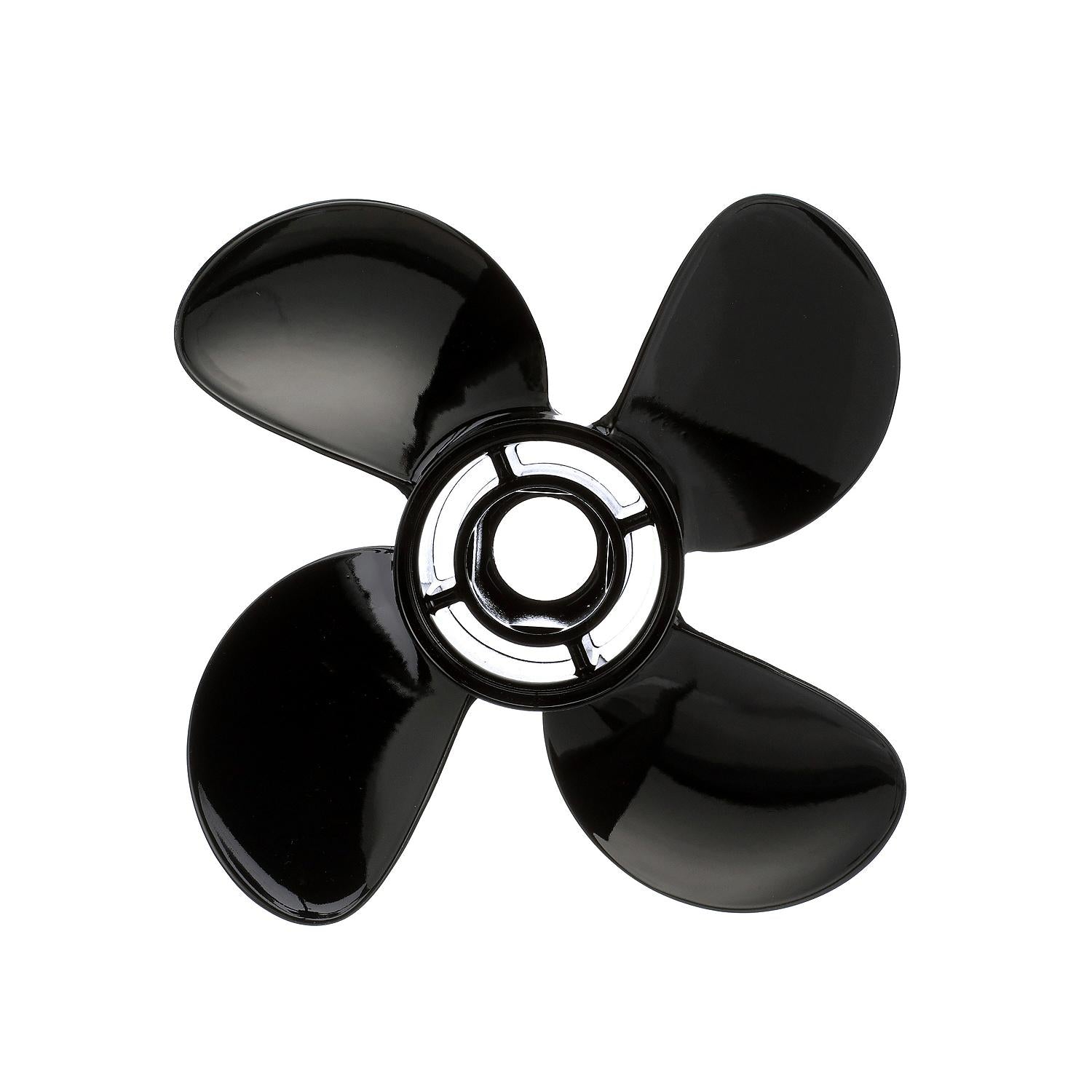 Quicksilver Nemesis 4-Blade Aluminum Propeller, 10.3" Diameter x 13" Pitch, Right Hand Rotation