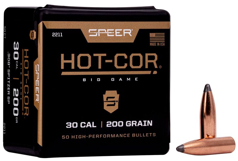 Speer Hot-Cor .308 200gr Bullets - 50 Count