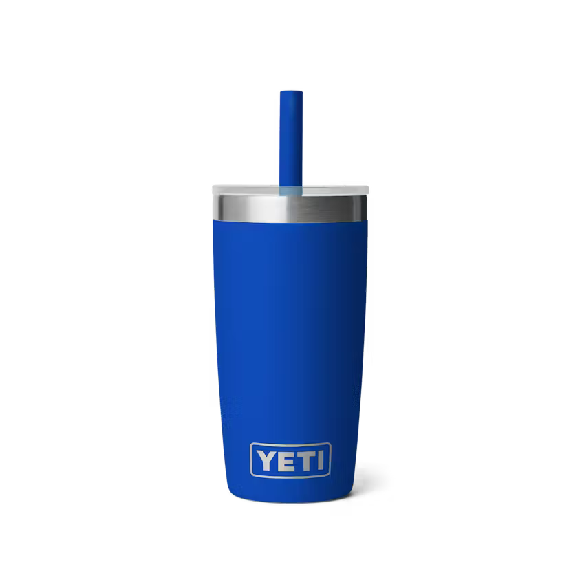 YETI Rambler Jr. 295 ml Tumbler with Silicone Straw Lid Royal Blue