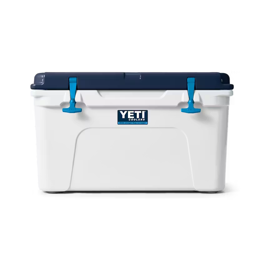 YETI Tundra 45 Hard Cooler White / Blue