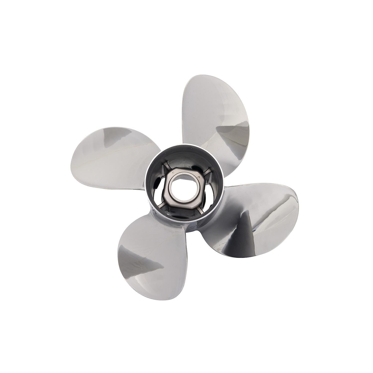 Mercury SpitFire x7 4-Blade Stainless Steel Propeller, 14" Diameter x 13" Pitch, Right Hand Rotation