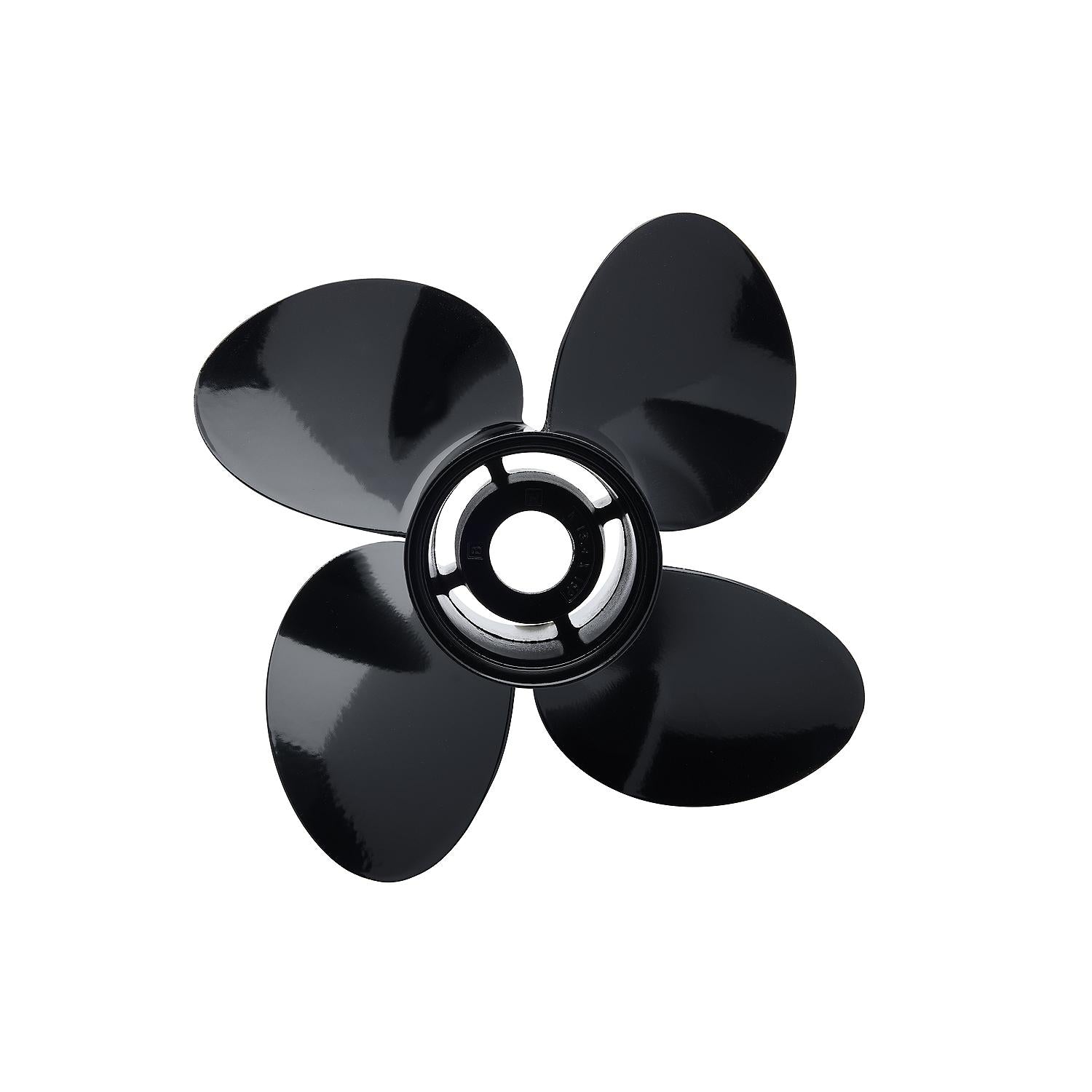 Mercury SpitFire Pontoon 4-Blade Aluminum Propeller, 13.8” Diameter x 11” Pitch, Right Hand Rotation