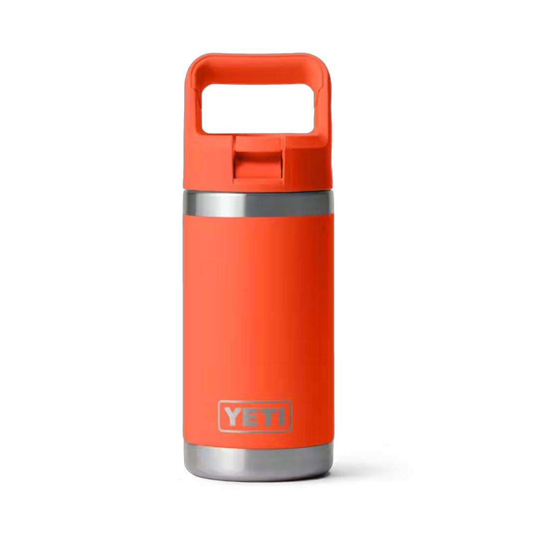 YETI Rambler Jr 355 ml Kids Water Bottle with Straw Cap Papaya