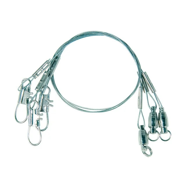 Eagle Claw 9" Ball Bearing Steel Leaders 30lb Test