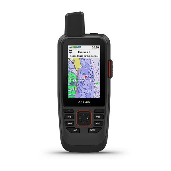 Garmin GPSMAP 86sci Marine Handheld With BlueChart g3 Coastal Charts and inReach Capabilities